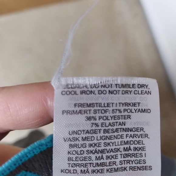 Gymshark Gray and Blue Colorblock Flex Cropped Athletic Leggings Size Small - Picture 6 of 13